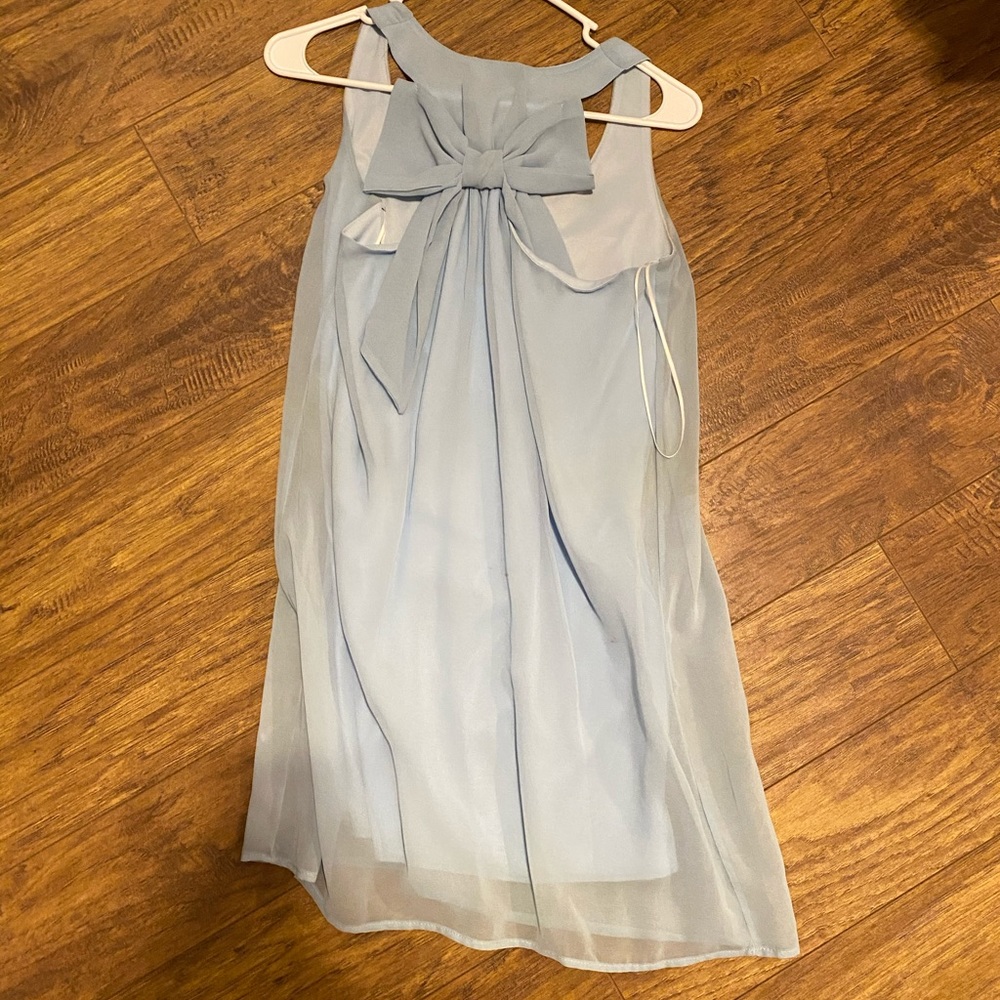 Blue dress
